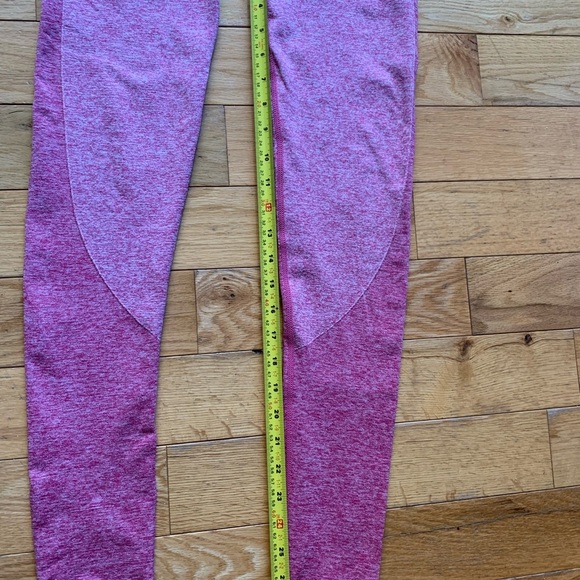 Gymshark Flex High Waisted Leggings – Pink Marl / Charcoal – Size Small - Picture 6 of 9